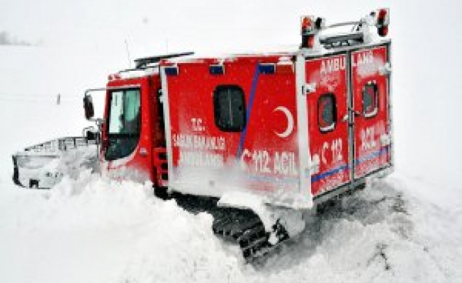 Van 112 Acil Sağlık ekipleri kışa hazırlıklarını yaptı