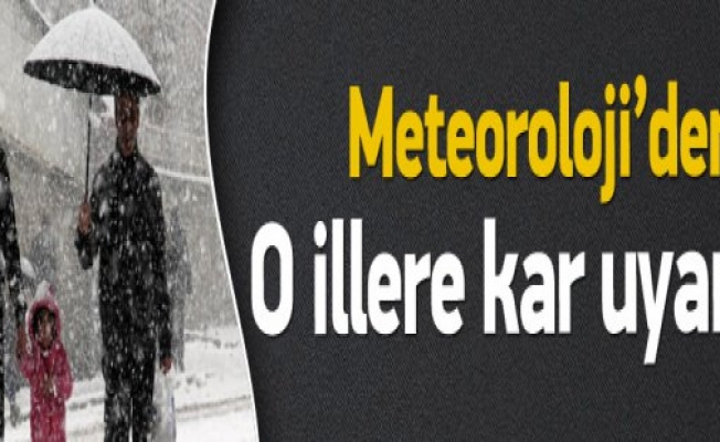 Meteorolojiden Uyarı! kar yağışı Ve Fırtına Geliyor