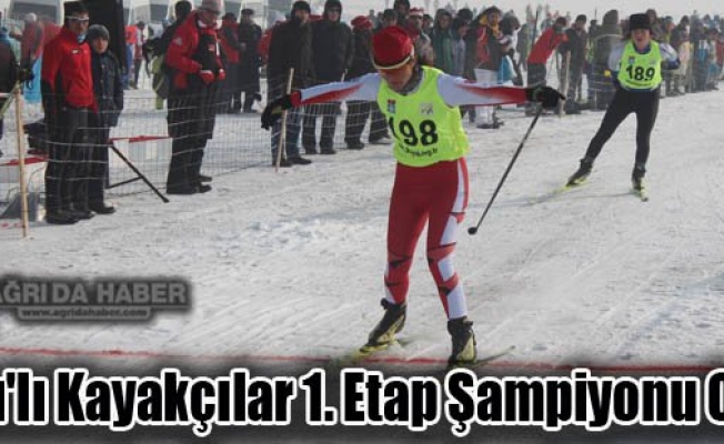 Ağrılı Kayakçılar 1. Etap Şampiyonu Oldu