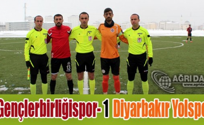 Ağrı Gençlerbirliğispor - Diyarbakır Yolsporu 1-0 Yendi