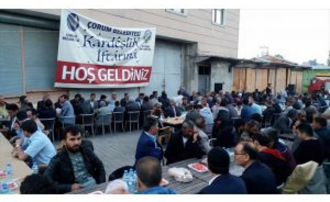 Çorum Belediyesi, Hamurda İftar Verdi
