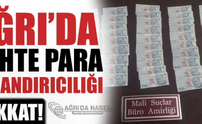 Ağrı Hayvan Pazarında Sahte Para Dolandırıcılığı