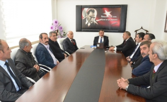 Tüm Sendika Başkanları Gürkanı Ziyaret Etti