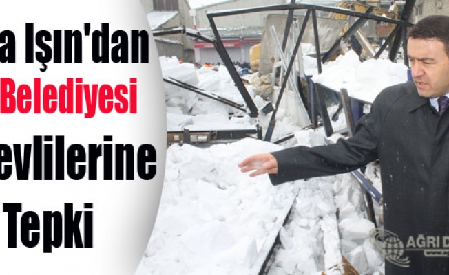 Vali Musa Işından Ağrı Belediyesi Görevlilerine Tepki