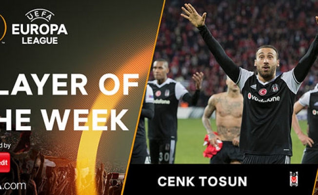 UEFA Avrupa Liginde haftanın oyuncusu Cenk Tosun Oldu!