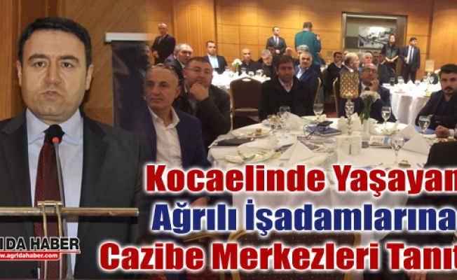 Kocaelinde Yaşayan Ağrılı İşadamlarına Cazibe Merkezleri Tanıtıldı