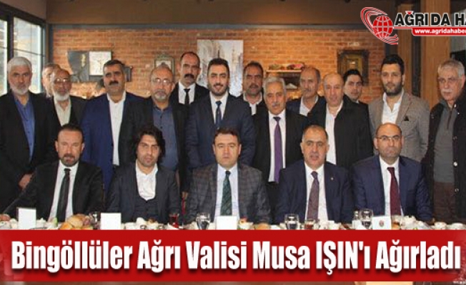 Bingöllü İş Adamları Ağrı Valisi Musa IŞINı Ağırladı
