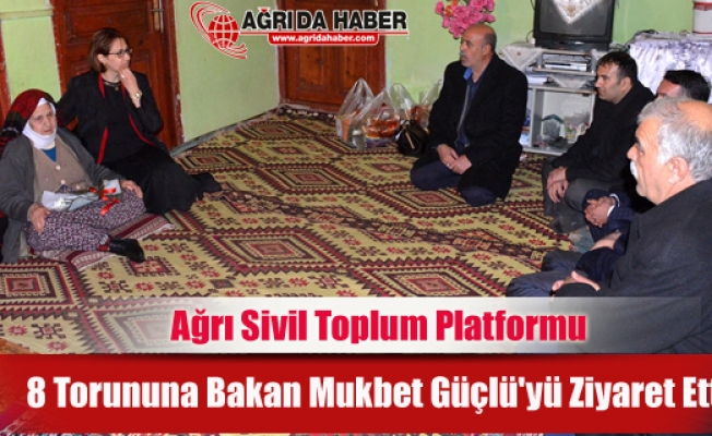 ASTOP 8 torununa bakan Mukbet Güçlüyü evinde ziyaret etti