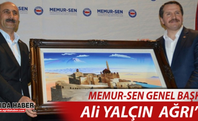 Memur Sen Genel Başkanı Ali Yalçın Ağrı#039;da