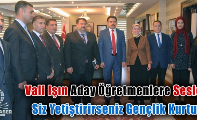Ağrı Valisi Musa Işından Aday öğretmenlere Nasihat!