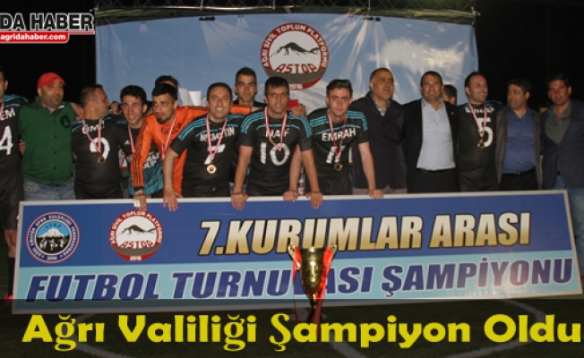 Ağrı ASKF 7. Kurumlar Arası Futbol Turnuvası