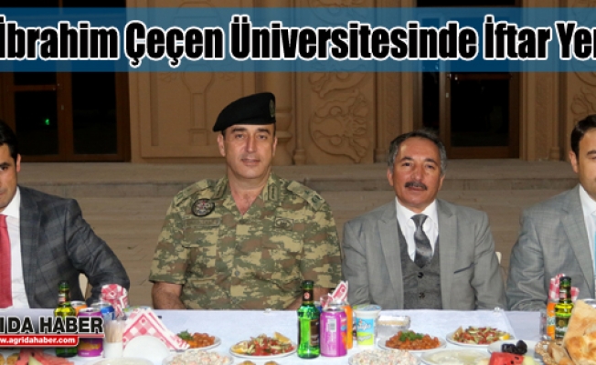 Ağrı İbrahim Çeçen Üniversitesinde İftar Yemeği