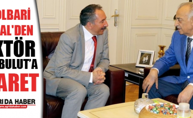İş Adamı Abdolbari Goozalden Rektör Karabuluta Ziyaret