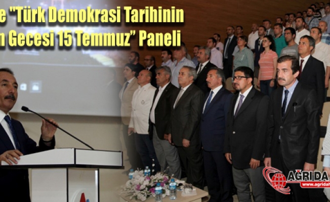A.i.Ç.Ü#039;de #039;Türk Demokrasi Tarihinin En Uzun Gecesi 15 Temmuz#039; Paneli
