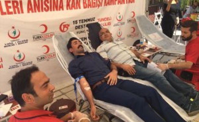 TuncelideKanımızla Can Kurtaralım Kampanyası