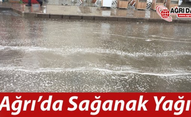 Ağrı#039;da Sağanak Yağış