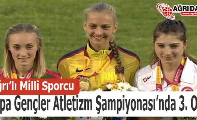 Ağrılı Milli Sporcu Gülnaz Avrupa 3.sü Oldu