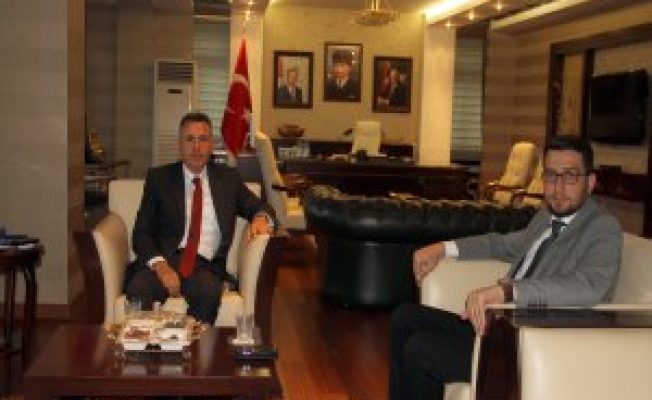 Aa Erzurum Bölge Müdür Vekili Şekerci, Vali Elban#039;ı Ziyaret Etti