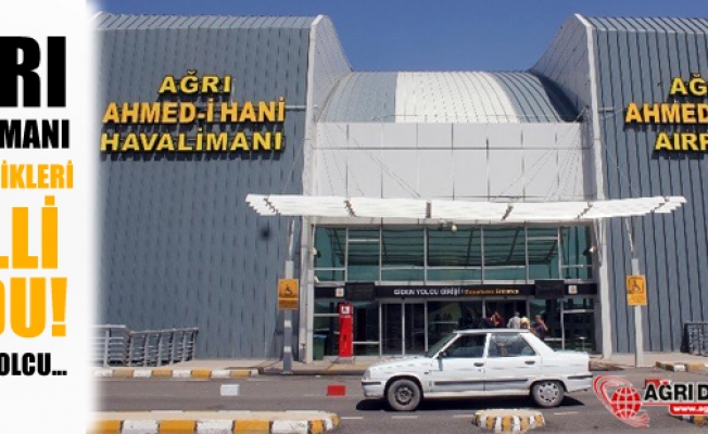 Ağrı Havalimanı 25 Bin Yolcu Taşıdı!
