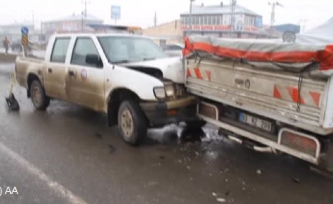 Ağrıda trafik kazası: 2 yaralı