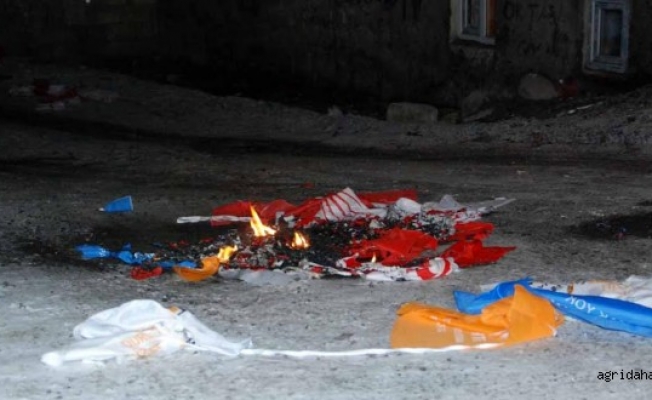 Hüda Par sökülen bayraklar için suç duyurusunda bulunda