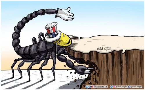 ABD'den dost olmaz! hiçbir zaman olmadı ve olmayacak! Çünkü ABD, terör ve darbelerin kaynağı,İslam düşmanı büyük şeytan!