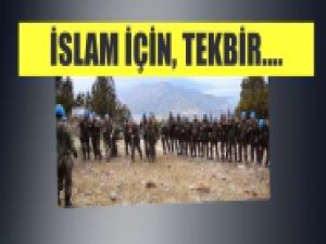 Türk Askerlerinden Tekbir Allahü Ekber
