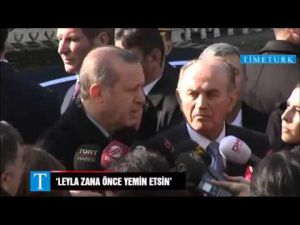 Recep Tayip Erdoğan Leyla Zana Önce Yemin Etsin