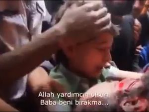 Suriyeli Çocuğun Babasının Başındaki Feryadı!