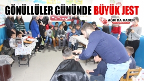 7 Aralık Dünya Gönüllüler Gününde Öğrencileri Sevdirdiler