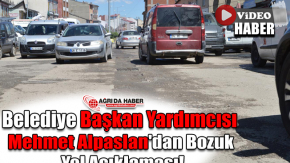 Belediye Başkan Yardımcısı Mehmet Alpaslan'dan Bozuk Yol Açıklaması!