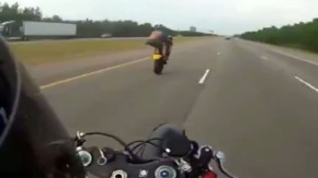 Motosikletli şov kötü bitti